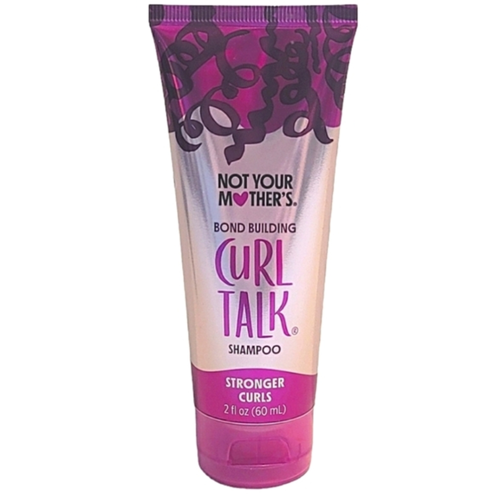 NOT YOUR MOTHER'S BOND BUILDING CURL TALK SHAMPOO FOR STRONGER CURLS.